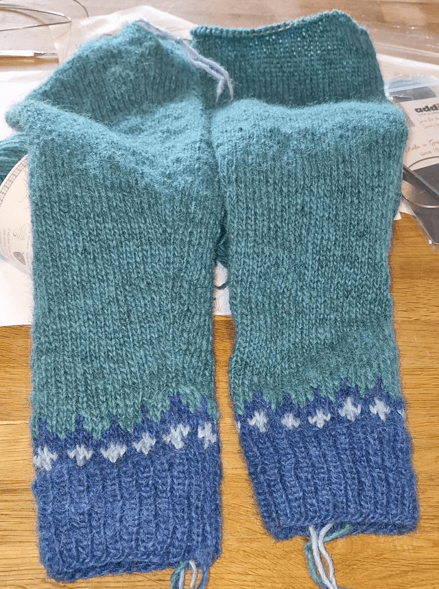 Dark Teal Icelandic Jumper
